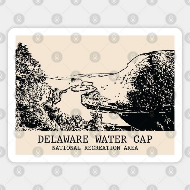 Delaware Water Gap National Recreation Area Magnet by Lakeric
